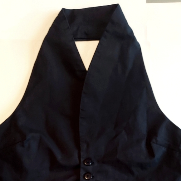 NEW Anthropologie Maeve women's cotton halter vest black top- size 10 - Picture 5 of 12